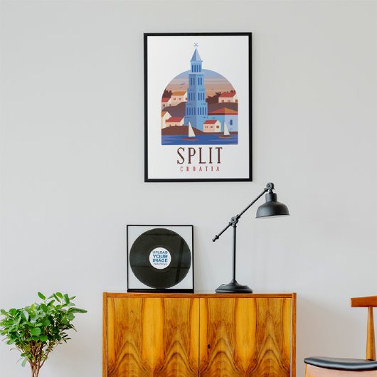 Split Kroatië Dalmatia  Poster