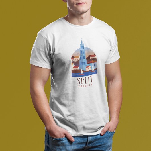 Split Kroatië Dalmatia T-shirt