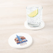 Split Kroatië Dalmatia  Zandsteen Onderzetter (Zijkant)