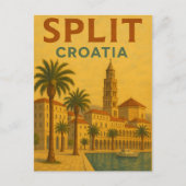  Split Kroatië Dalmatië Reizen Briefkaart (Voorkant)