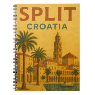  Split Kroatië Dalmatië Reizen Notitieboek