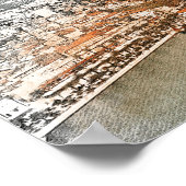 Split Kroatië  haventekening Poster (Hoek)