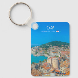 Split, Kroatië - Klassieker van de kuststad Sleutelhanger