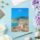 Split, Kroatië - Kuststad Acryl Uitnodigingen (Insitu (Huwelijk))