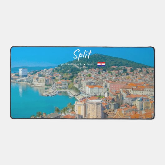 Split, Kroatië - Kuststad Bureaumat (Voorkant)