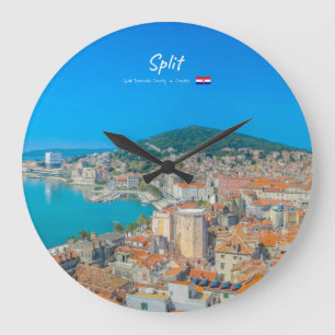 Split, Kroatië - Kuststad Grote Klok