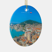 Split, Kroatië - Kuststad Keramisch Ornament (Rechts)