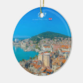 Split, Kroatië - Kuststad Keramisch Ornament (Links)