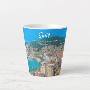 Split, Kroatië - Kuststad Klein Latte Mok