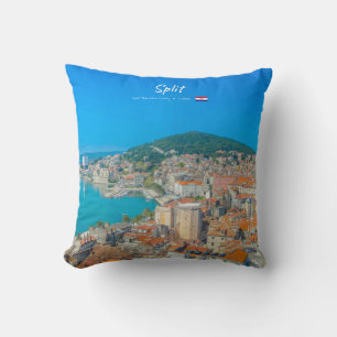 Split, Kroatië - Kuststad Kussen