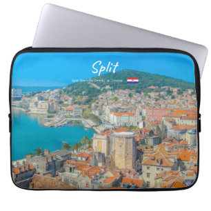 Split, Kroatië - Kuststad Laptop Sleeve