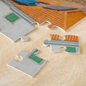 Split, Kroatië - Kuststad Legpuzzel (Zijkant)