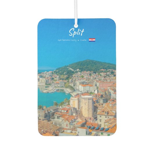 Split, Kroatië - Kuststad Luchtverfrisser (Voorkant)