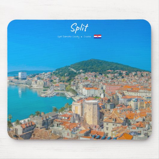 Split, Kroatië - Kuststad Muismat (Voorkant)