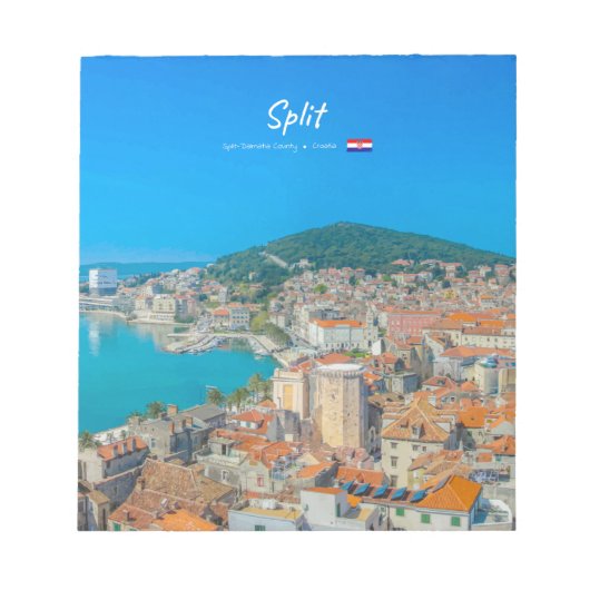 Split, Kroatië - Kuststad Notitieblok (Voorkant)