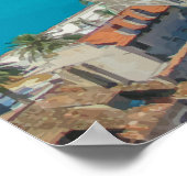 Split, Kroatië - Kuststad Poster (Hoek)