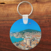 Split, Kroatië - Kuststad Sleutelhanger (Voorkant)