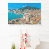 Split, Kroatië - Kuststad Spandoek (Insitu)