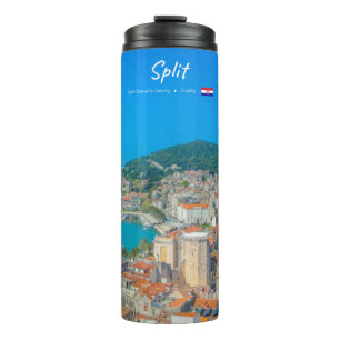 Split, Kroatië - Kuststad Thermosbeker