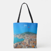 Split, Kroatië - Kuststad Tote Bag (Achterkant)