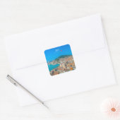 Split, Kroatië - Kuststad Vierkante Sticker (Envelop)