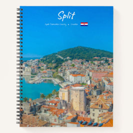 Split, Kroatië - Spiraalvormige Kuststad Notitieboek