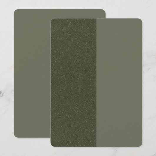 Split Mos Groen Modern Save The Date – Aanpassen (Voorkant / Achterkant)