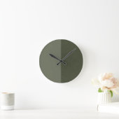 Split mos groene wandklok – Minimal Design (Huis)