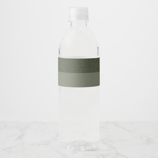 Split mos groene waterfles etiketten – Aanpassen (Voorkant)