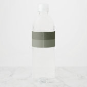 Split mos groene waterfles etiketten – Aanpassen (Achterkant)