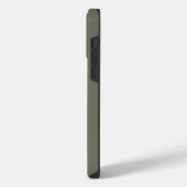 Split Mosgroene iPhone 14 Pro Max Hoes (Aangepast) Hoesje (Linkerkant)