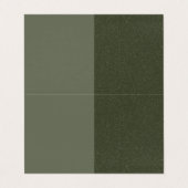 Split Moss Gevouwen Plaats Kaart – Visitekaartje (Buitenkant ongevouwen)