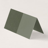 Split Moss Gevouwen Plaats Kaart – Visitekaartje (Achterkant)