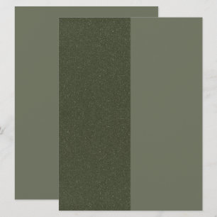 Split Moss Green Aangepaste Uitnodiging