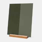 Split Moss Green Acryl Teken – Bord (Hoek)