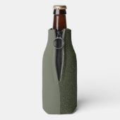 Split Moss Green Bottle Cooler Sleeve – Aanpassen (Fles Achterkant)