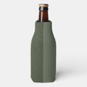 Split Moss Green Bottle Cooler Sleeve – Aanpassen (Fles Voorkant)