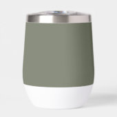 Split Moss Green Custom Event Tumbler (Voorkant)