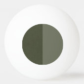 Split Moss Green Custom Ping Pong Ball (Voorkant)
