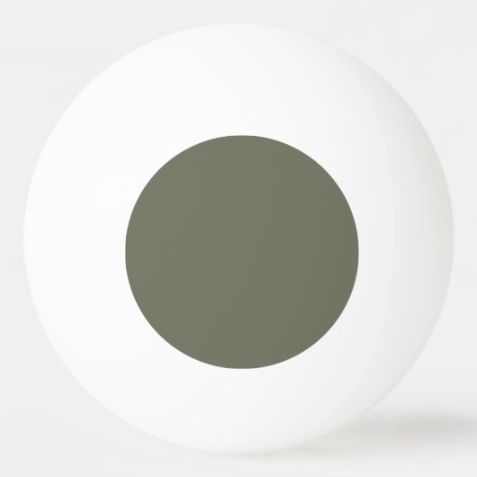Split Moss Green Custom Ping Pong Ball (Achterkant)