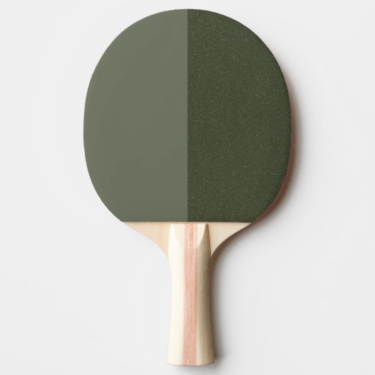 Split Moss Green Custom Ping Pong Paddle Tafeltennisbatje (Voorkant)