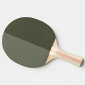 Split Moss Green Custom Ping Pong Paddle Tafeltennisbatje (Zijkant)