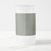 Split Moss Green Frosted Beer Mok – (Center)