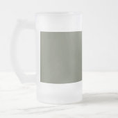 Split Moss Green Frosted Beer Mok – (Links)