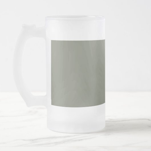 Split Moss Green Frosted Beer Mok – (Links)