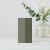 Split Moss Green Glitter Referral Kaart – Aanpasse (Staand voorkant)