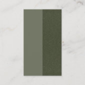 Split Moss Green Glitter Referral Kaart – Aanpasse (Voorkant)