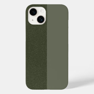 Split Moss Green iPhone 14 Hoesje –