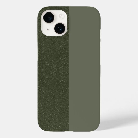 Split Moss Green iPhone 14 Hoesje –  (Achterkant)
