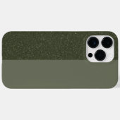 Split Moss Green iPhone 14 Pro Max Hoesje (Aangepa (Achterkant (horizontaal))